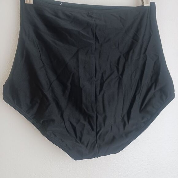Cocoship high waisted black bikini bottom size 8 - Picture 2 of 4
